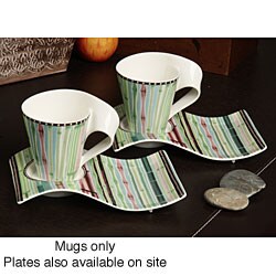 Villeroy & Boch New Wave Caffe Bamboo Mugs (Set of 6)
