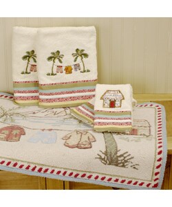 Croscill Drip Dry Towels and Rug set