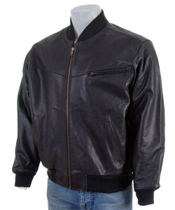 Men's Black Leather Jacket