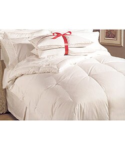Buckingham White Goose Down Comforter Set