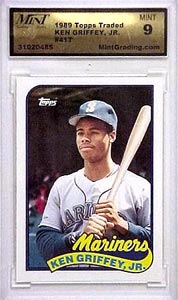 Topps 1989 Traded Ken Griffey Jr. Rookie (Mint-9)