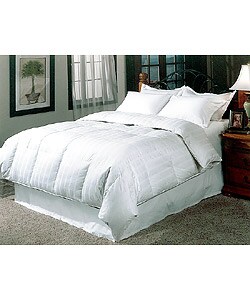 Garden Trellis 300 Thread Count White Goose Down Comforter