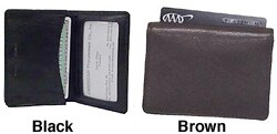 Leather ID and Business Card Holder