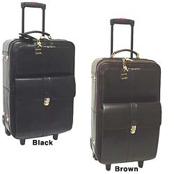 Leather Brief Carry-on