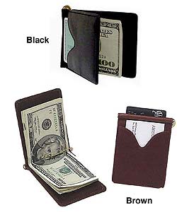 Leather Money Clip