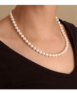 Cultured Freshwater Pearl Necklace (7.5-8 mm/ 18 in)