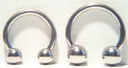 Steel 14-gauge Circular Barbell