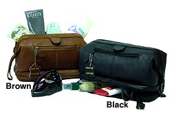 Men's Leather Toiletry Bag