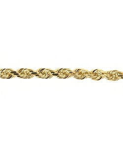 14k Gold Rope Chain (2.25mm/22in)