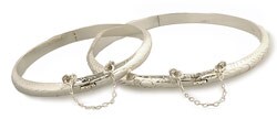 Sterling Silver Adult and Child Bangles