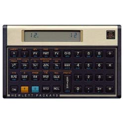 Hewlett-Packard 12C Financial Calculator