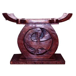 Hand-carved Ashanti Stool (Ghana)