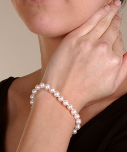 Akoya Cultured Pearl Bracelet (6.5-7 mm/ 7 in)