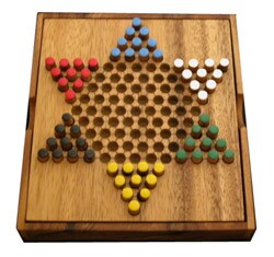 Handcrafted Chinese Checkers Game
