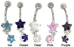 Double Star Curved Barbell