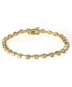14k Gold 2 1/2ct Diamond Tennis Bracelet (H, SI1)
