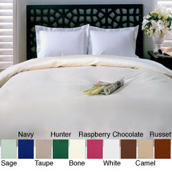 Solid 205 Thread Count Duvet Cover Set