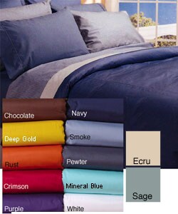 Solid 300 Thread Count Duvet Cover Set