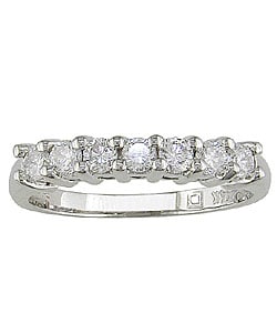 14k White Gold 1/2ct Round Diamond Wedding Ring (G-H/ I1-I2)