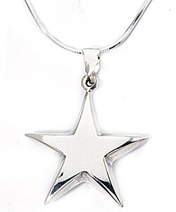 Sterling Silver Star Pendant