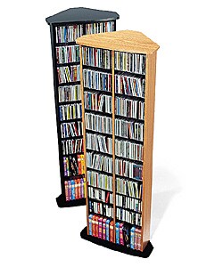 Corner Media Storage Tower