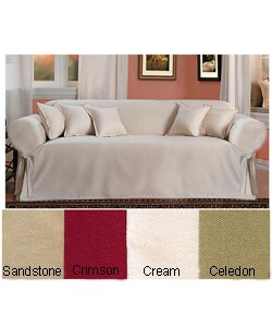 Brushed Twill Sofa Slipcover