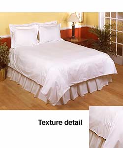 Square Swiss Dot 350 Thread Count Cotton Duvet Set