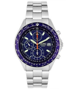 Seiko Men's Stainless Steel Chronograph Watch