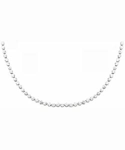 Sterling Silver CZ Classic Necklace