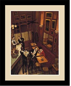 Juarez Machado Bistro Framed Print