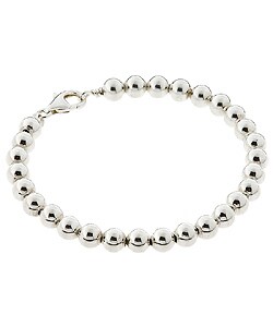 Sterling Silver Bead Bracelet