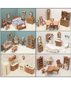 Six Room Dollhouse Kit
