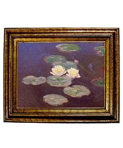 Monet Nympheas Framed Canvas