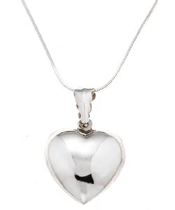 Sterling Silver Heart Locket Pendant