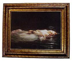 Le Jeune Martyre Framed Canvas
