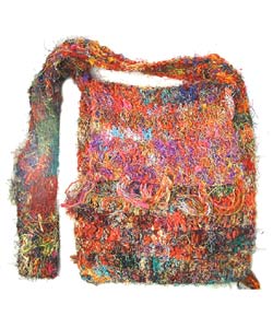 Himalayan Handmade Silk Tote Bag (India)