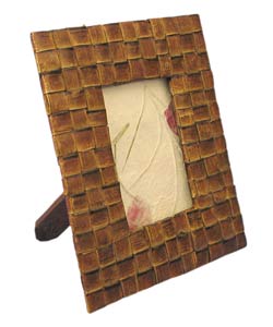 Handcrafted Palm Leaf Photo Frame