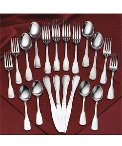 Rogers 18/8Stainless 25-piece Old Boston Flatware