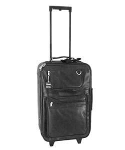 Leather 21-inch Wheeled Carry-On Pullman