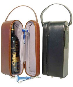 Leather Single Wine Tote Bag (2 Colors)