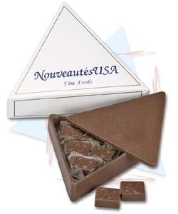 Jumbo Triangular Chocolate Box with Belgian Chocolate