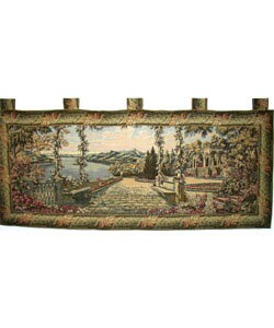 Deluxe Large Lake Como Wall Tapestry