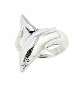 Sterling Silver Dolphin Ring