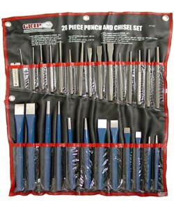 GRIP 28-piece Punch and Chisel Set