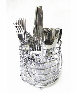 Clear Duplex 20-piece Flatware Set