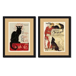 Vintage Advertisements Set by T.A. Steinlen