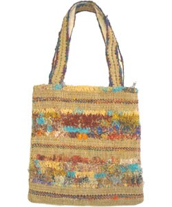 Hemp Recycle Silk Hand Bag, Nepal (Case of 3)