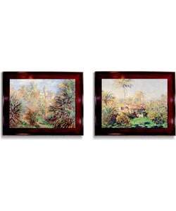 Monet - Bordighera Framed Canvas Art Collection