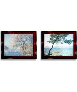 Monet - Antibes Framed Canvas Art Collection