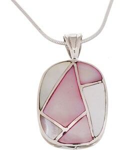 Sterling Silver Mother of Pearl Pendant
